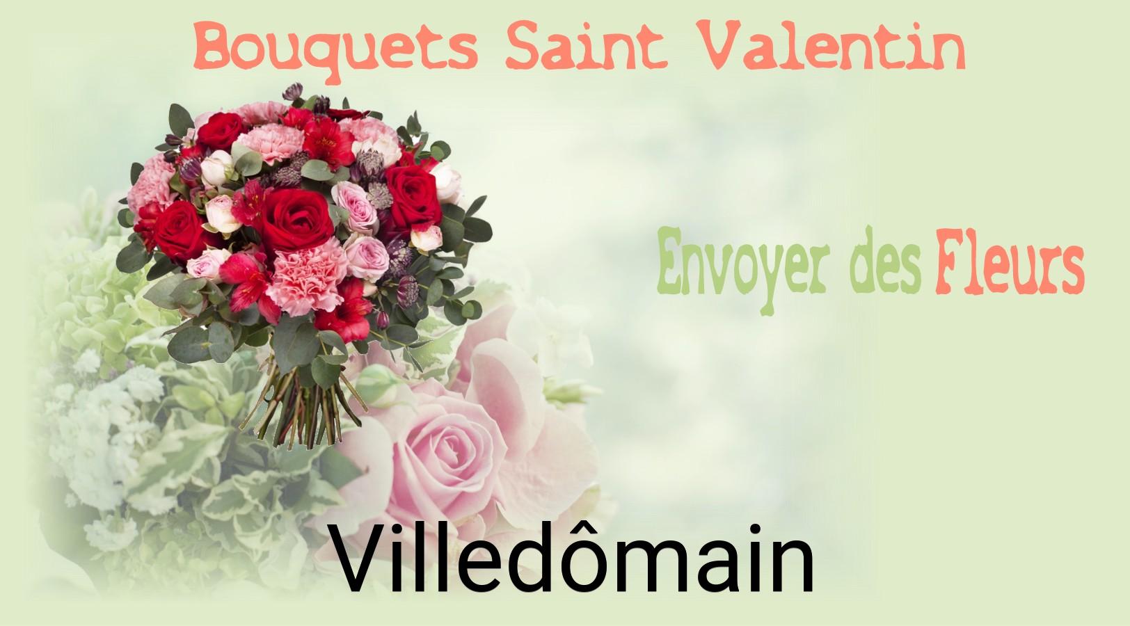 Roses de Saint-Valentin livrées à Villedômain